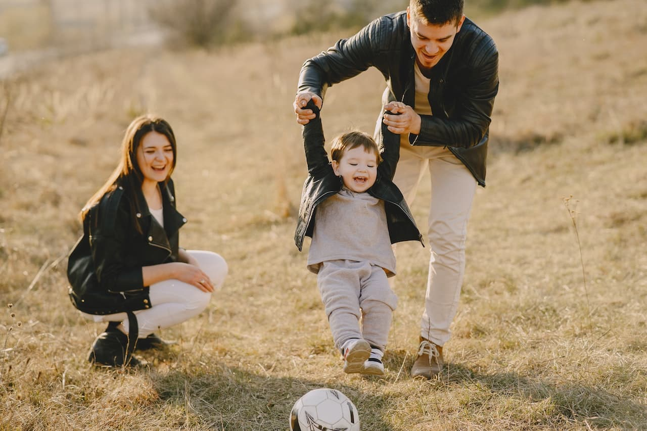 a family enjoying work-life balance