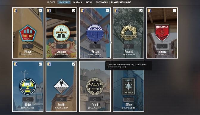 cs2 competitive ranks