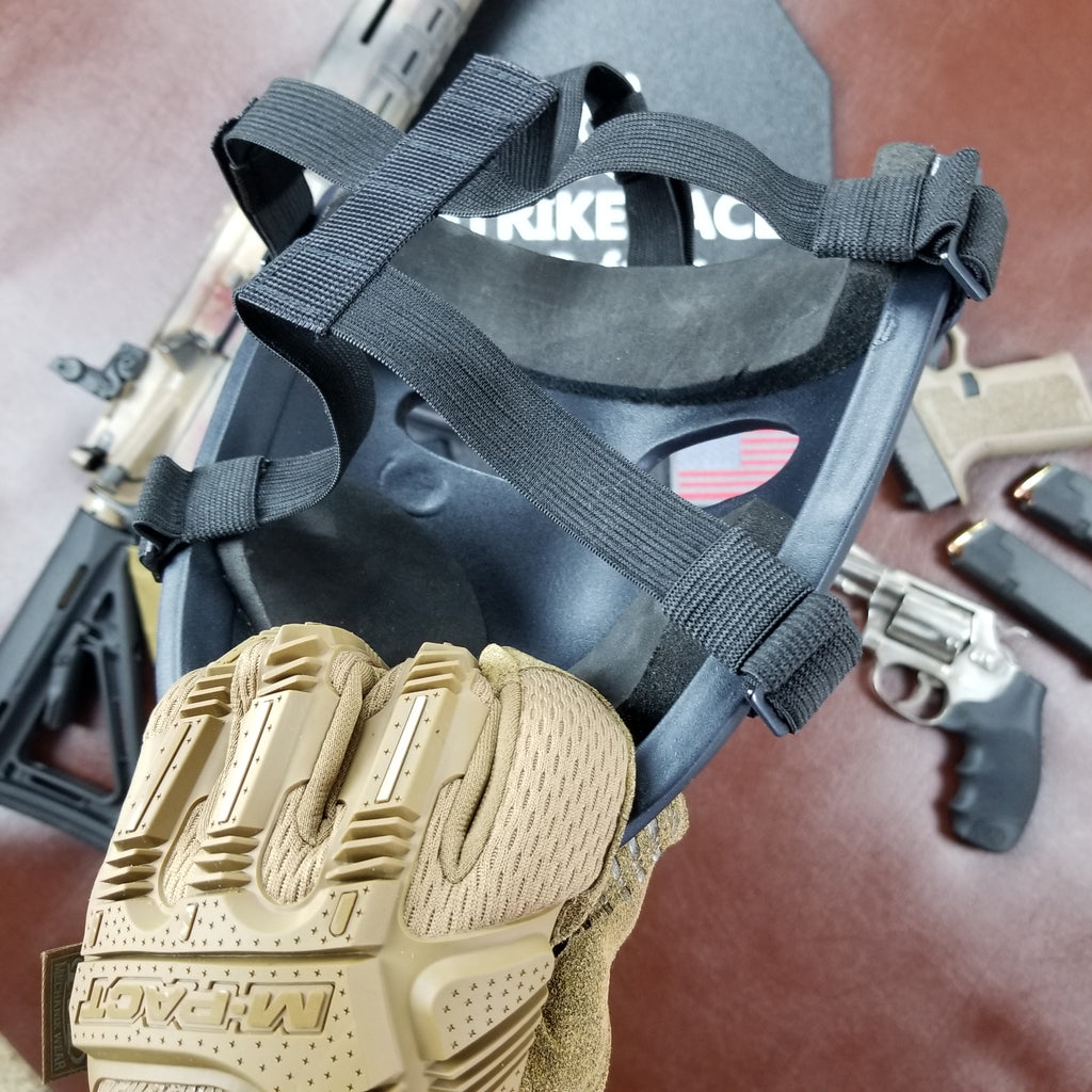 Atomic Defense NIJ Level IIIA+ Half Face Bulletproof Mask (back)