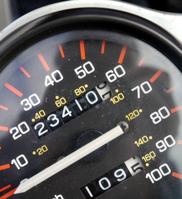 speedometer, mileage, speed