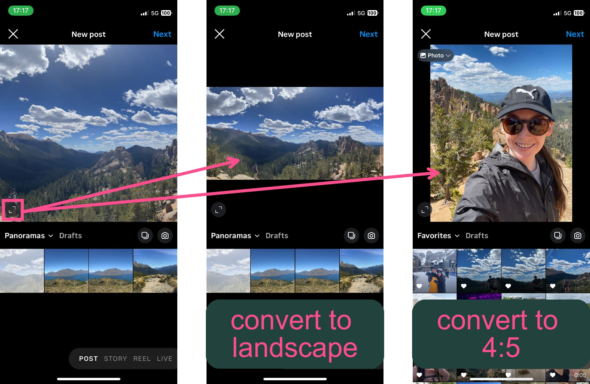 How to Post Multiple Images With Different Sizes to Instagram