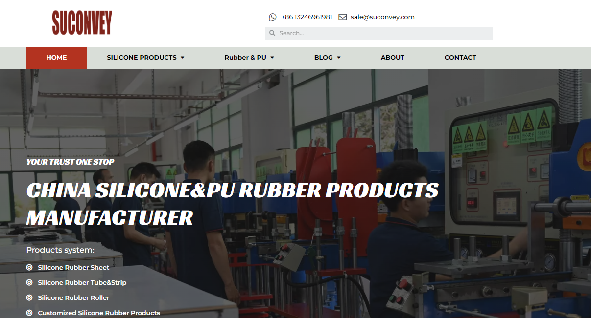 Suconvey Silicone & PU Rubber Products Manufacturer