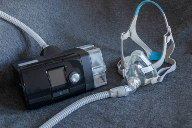 A photo of a complete set of CPAP Machine