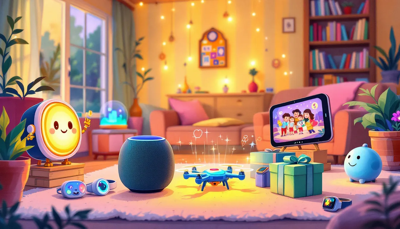A selection of tech-savvy gifts suitable for parents who have everything.