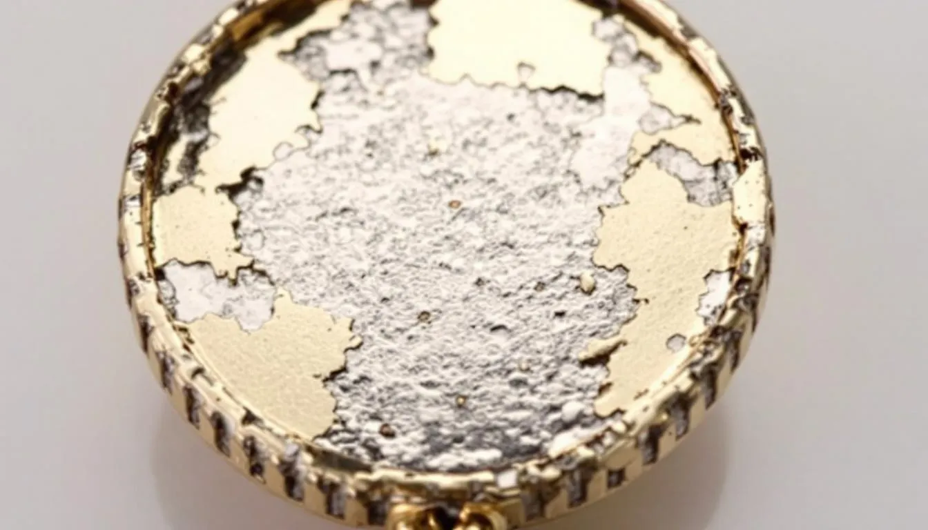 The image showcases an array of elegant gold plated jewelry pieces, including rings and necklaces, that feature a thin layer of gold applied over sterling silver and other base metals. These stunning gold plated items offer a cost-effective alternative to solid gold, making them a popular choice for everyday wear while requiring careful maintenance to preserve their beauty.