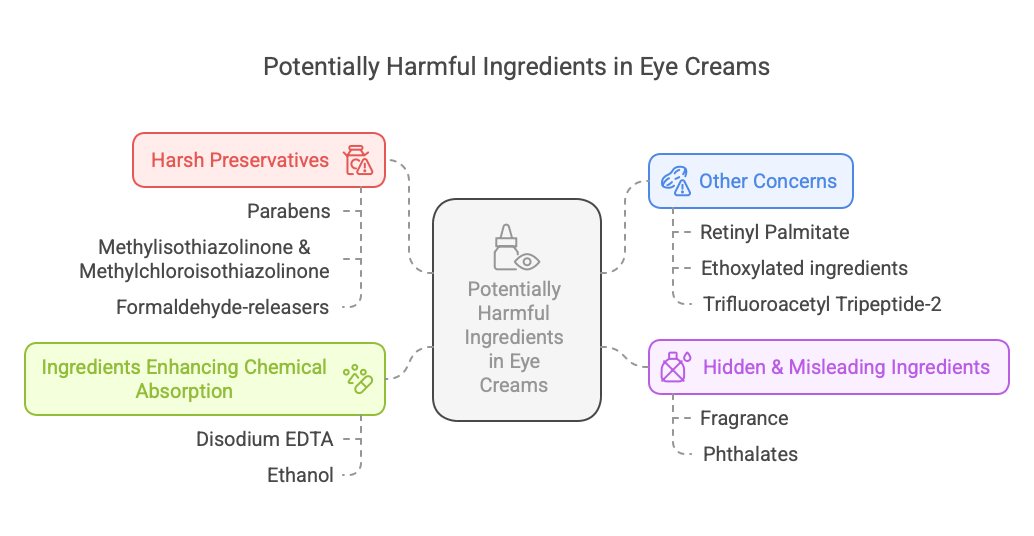 harmful ingredients eye creams and skincare