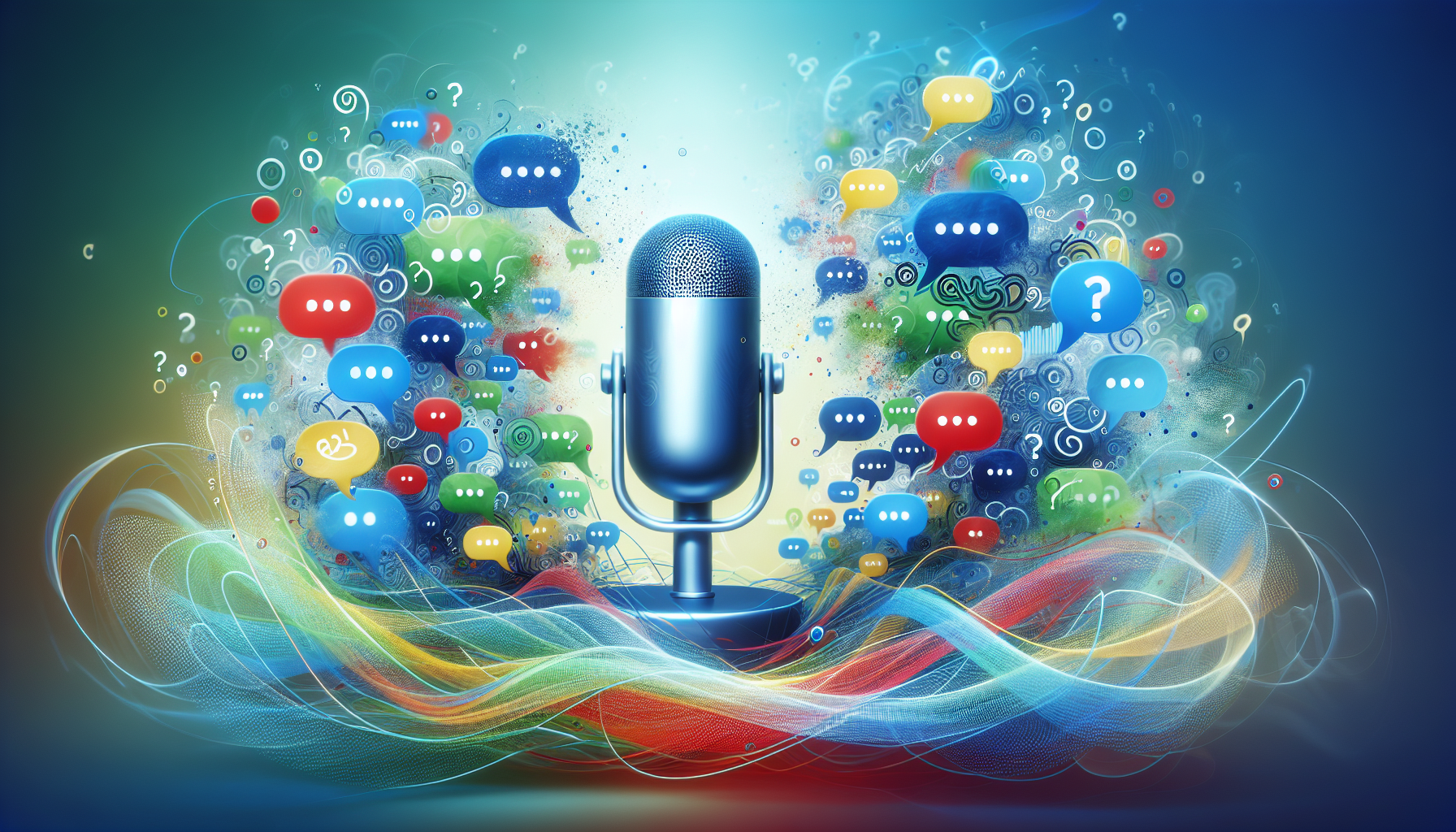 Illustration of voice search technology
