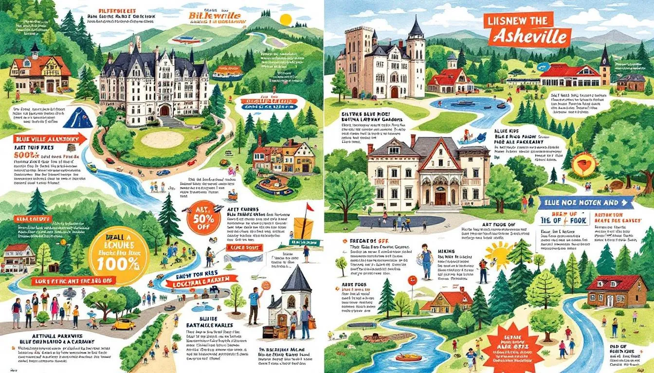 Attractions and activities discounts available in Asheville.