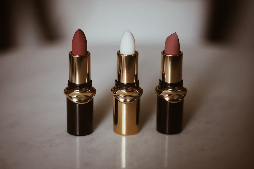 Different lipstick shades 