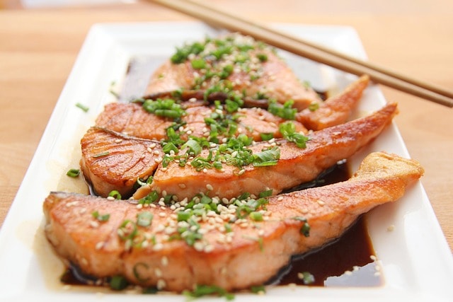 Adding omega-3 rich foods like fish can improve brain fuzziness. 