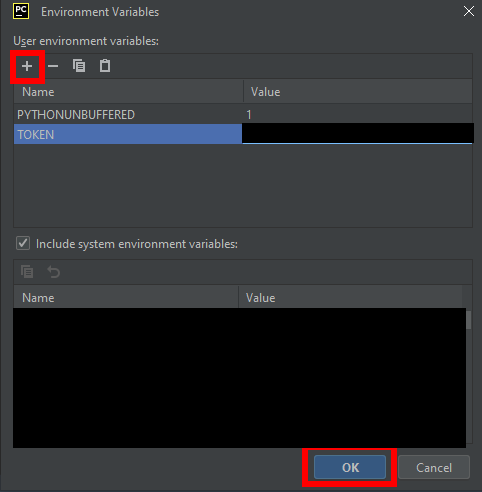 Changing the api token