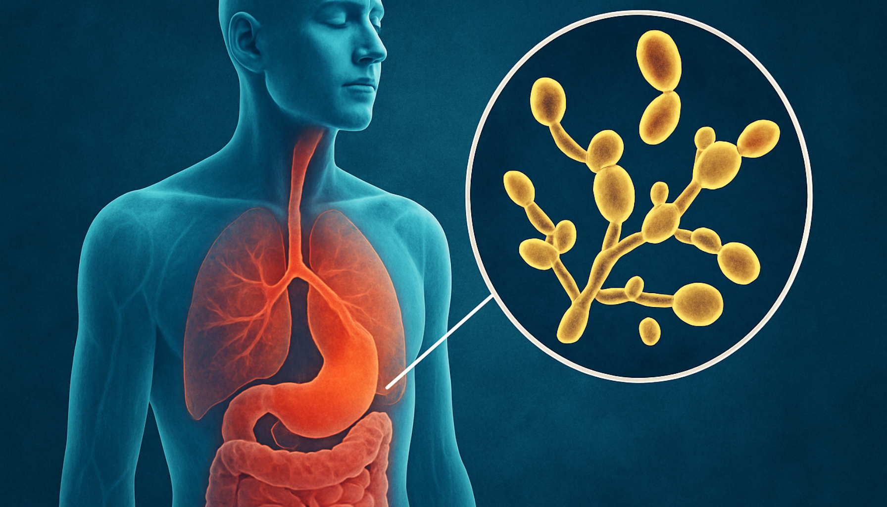 Candida: Den skjulte soppen i kroppen din 14 Illustrasjon av menneskekropp med forstørret visning av candida-sopp i fordøyelsessystemet. candida candida albicans gjærsoppen candida hos kvinner candida infeksjoner sist oppdatert candidiasis hos behandling soppinfeksjon infeksjon infeksjoner underlivet ofte skjeden kroppen pasienter symptomer flukonazol under kvinner sopp bør andre behandle sykdom vanligvis får kløe gjærsopp soppinfeksjoner kronisk gjærsoppen utflod varme forekommer derfor annen lever finnes fuktige diabetes tilfeller ulike vanlig norge tilstanden del munn munnen vanligste hud mest alvorlig områder infeksjonen naturlig forårsake nedsatt oppdatert behandles råd mer utslett oppstår usikker kalles fører lokal svært underliggende betennelse området medisinsk mulig antibiotika utsatt bruk kommer belegg enkelte