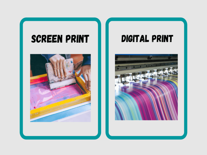 Screen Printing vs. Digital Printing