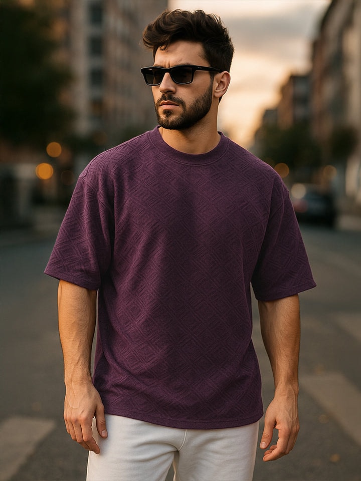 Textured t-shirt