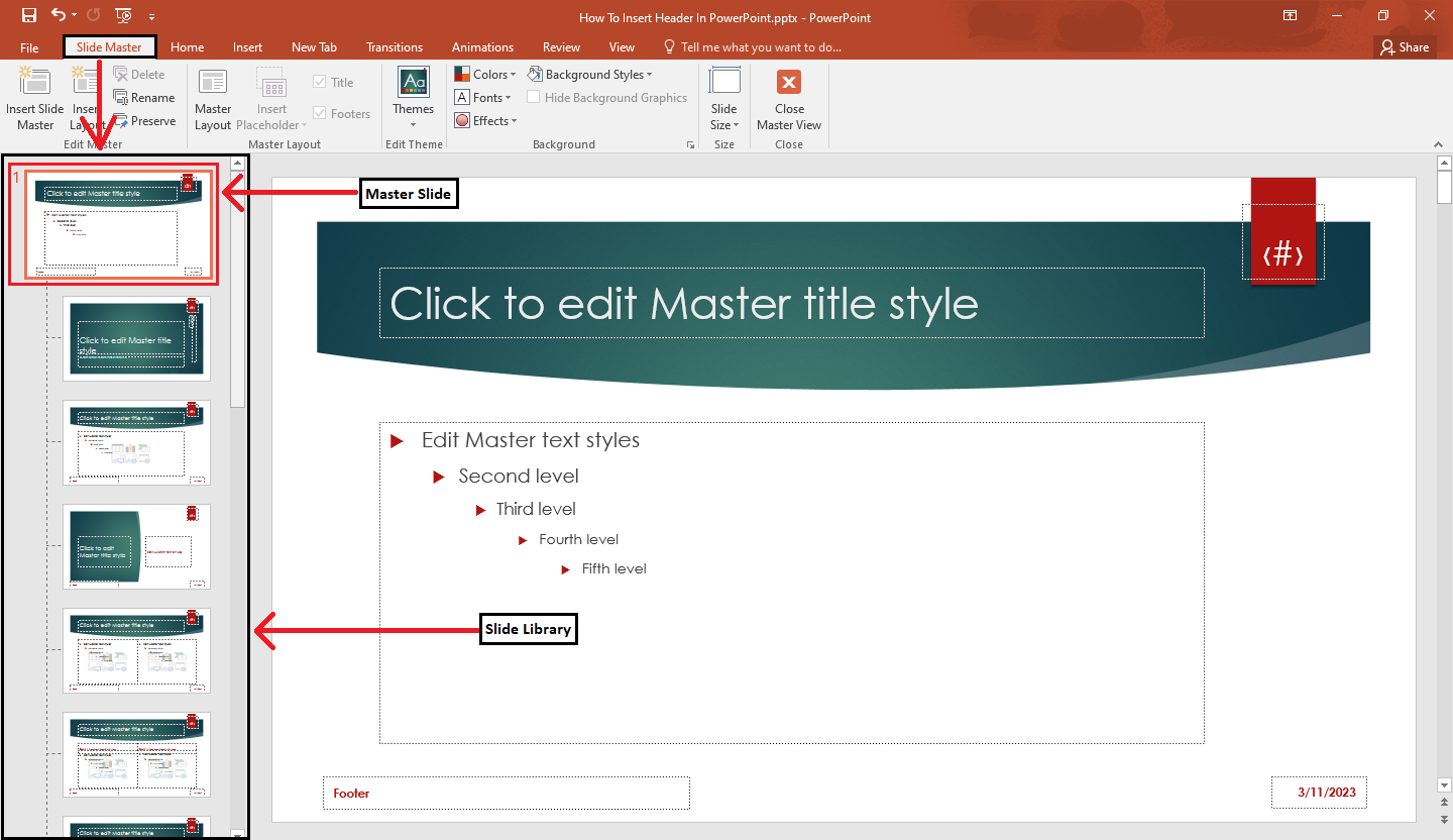 How To Add Header To All Powerpoint Slides