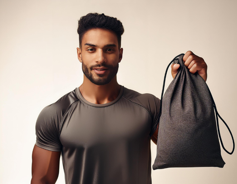 Drawstring bags for employees - mobile billboard 