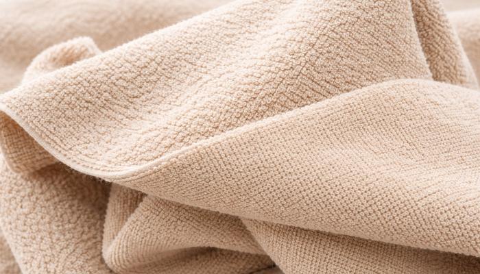 A chamois cloth up close