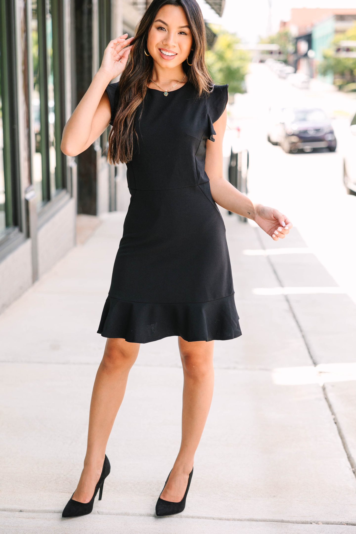 https://shopthemint.com/products/all-my-life-black-ruffled-dress?variant=39623718535226