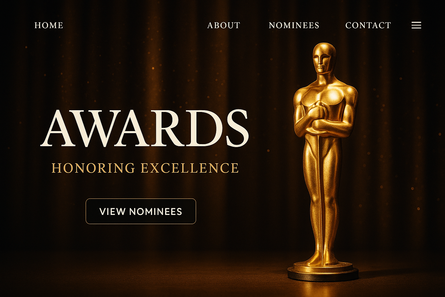 Awards Website Design
