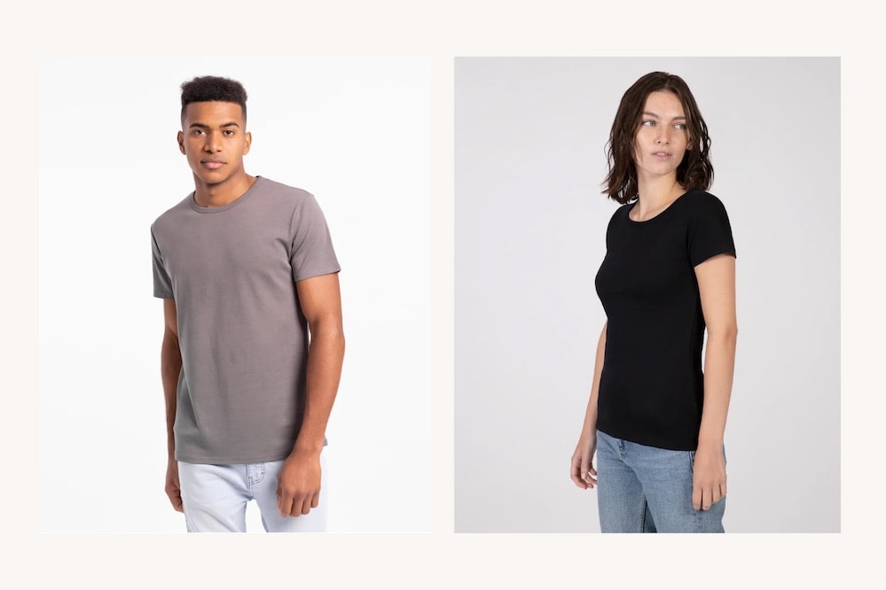 best organic cotton plastic free t-shirts aya