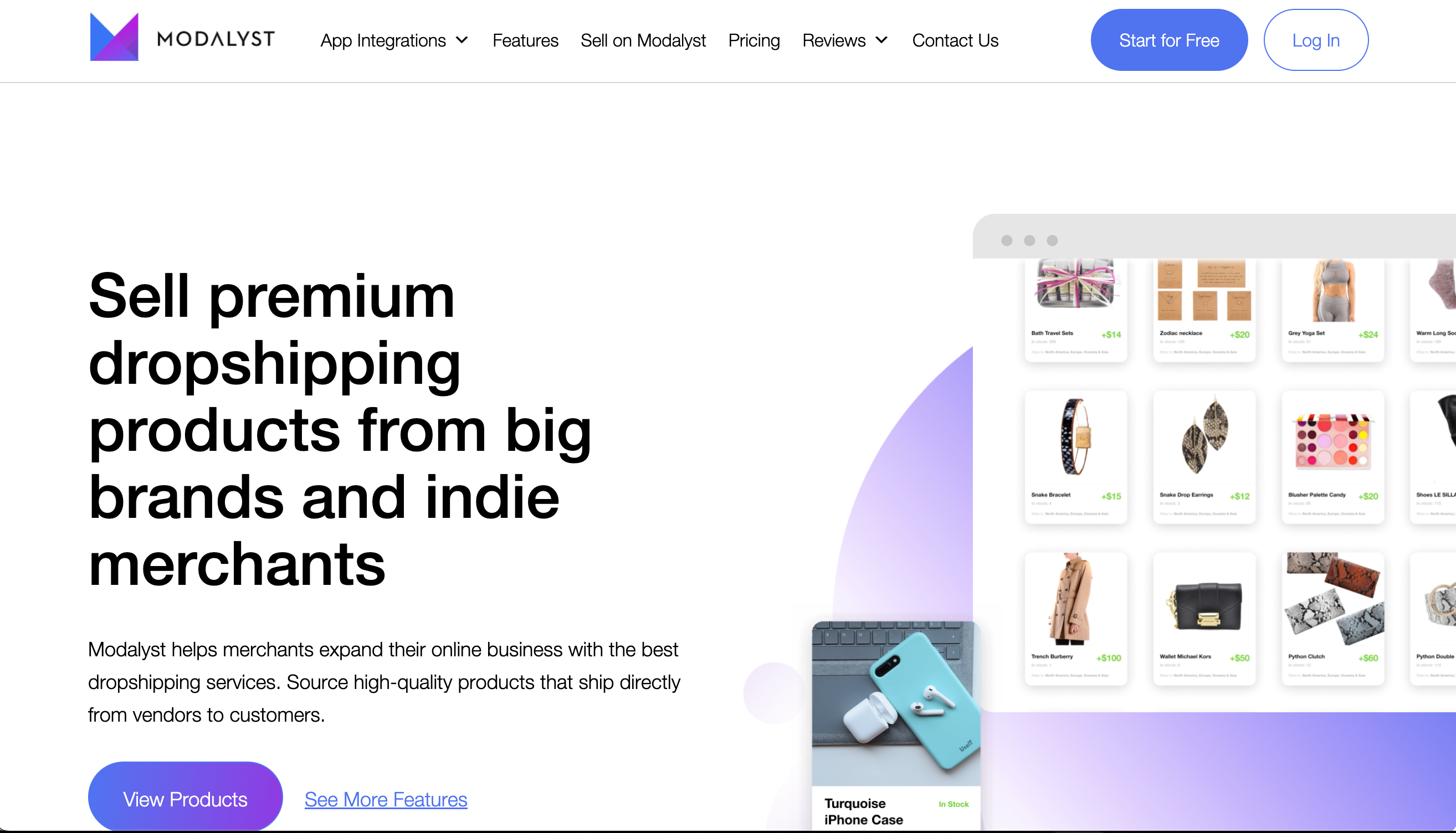 Modalyst is ideal for business looking to create new niche customer places and experiences