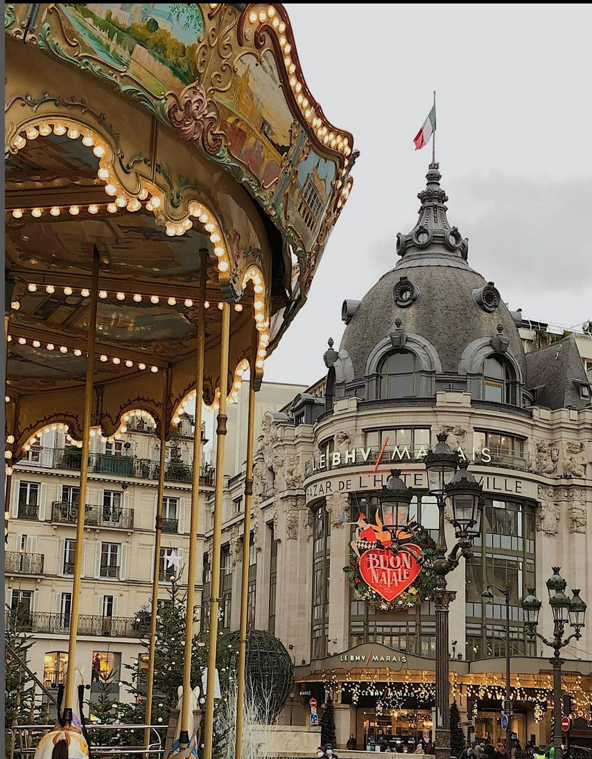 Ice skating rinks near hotel de ville