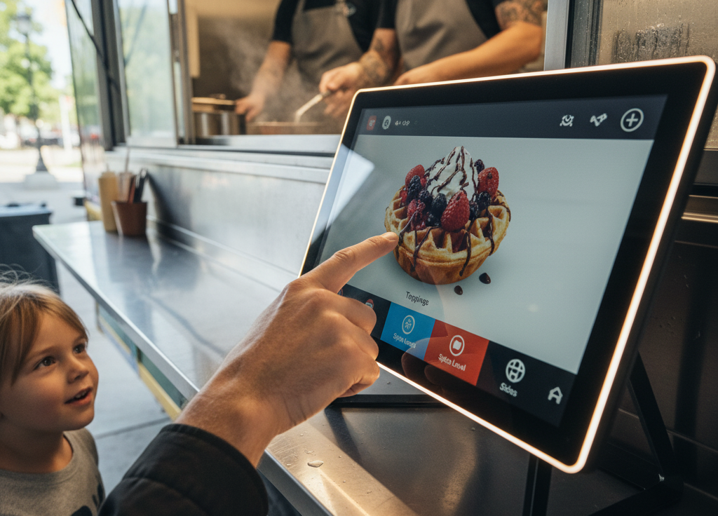 10 Best Digital Menu Boards For Food Trucks (Ultimate Guide) 3 touchscreen digital menu displays