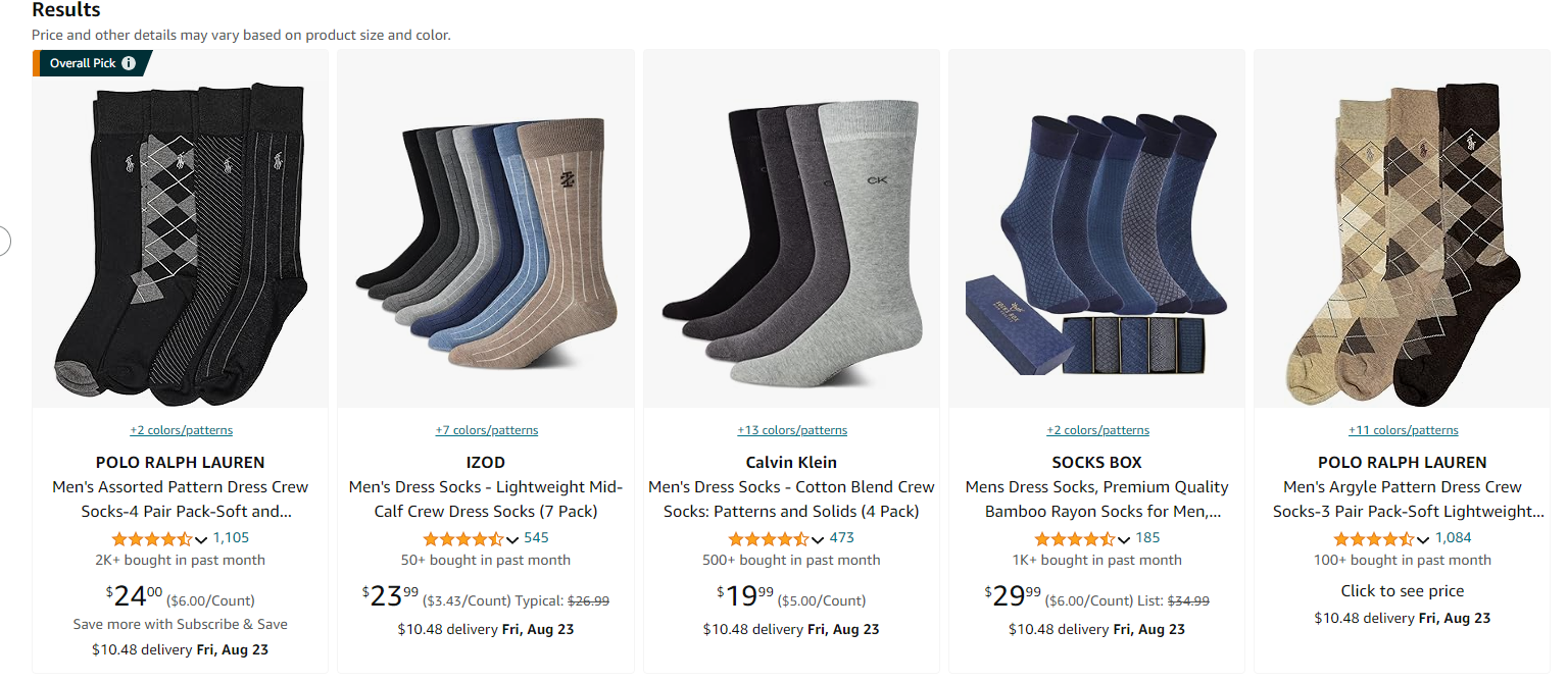 High-quality dress socks are essential in formal wear and men’s apparel for those who want to complete their look with both style and comfort. These socks are particularly favored by professionals aged 25-45 who value the finer details of their outfit.