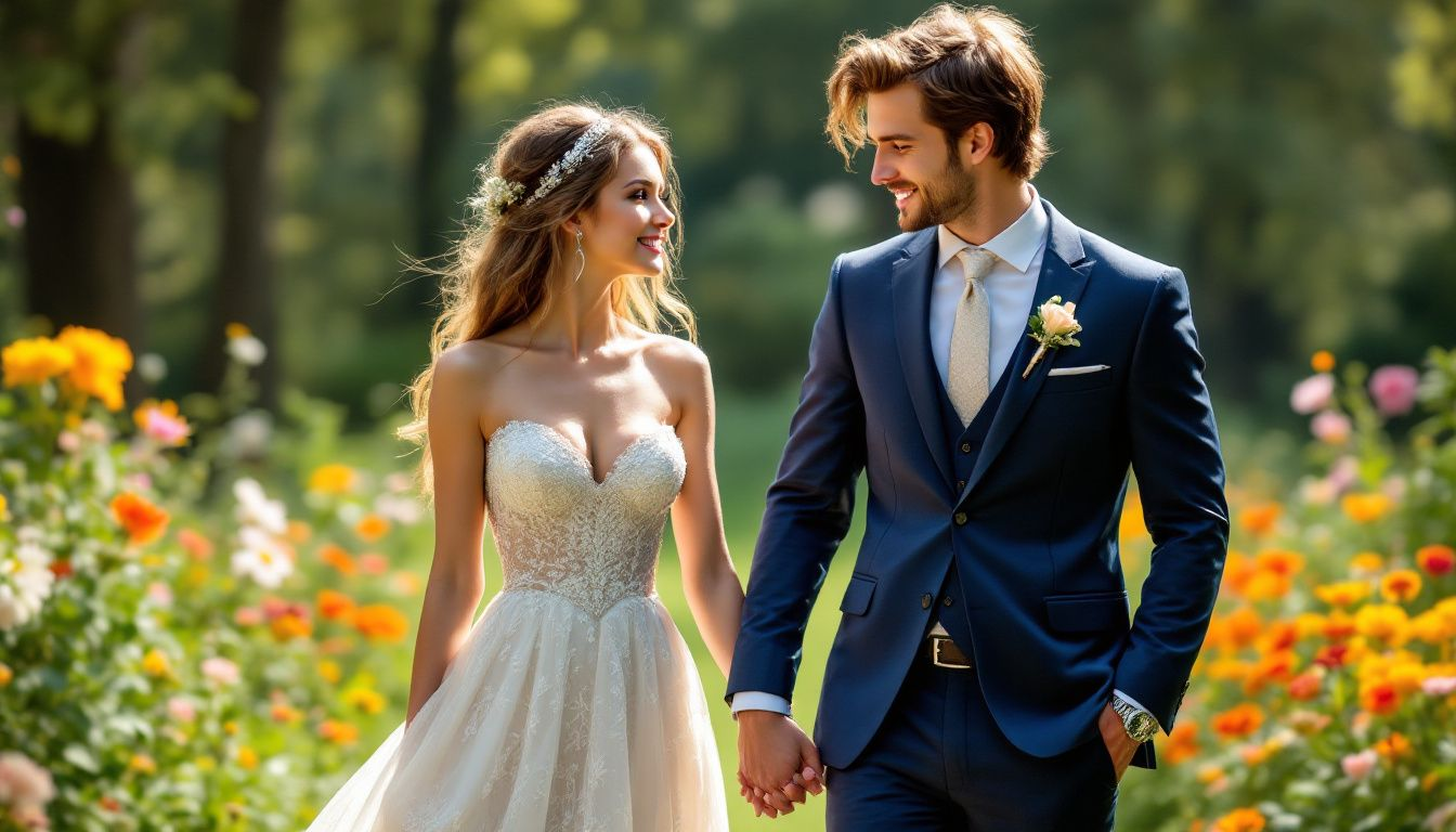 Thoughtfully accessorized outfits for an engagement session.