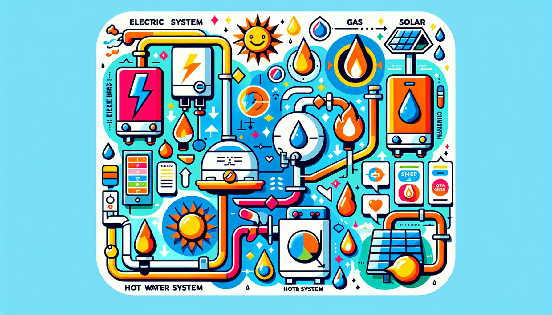 A visual guide to choosing the right hot water system.