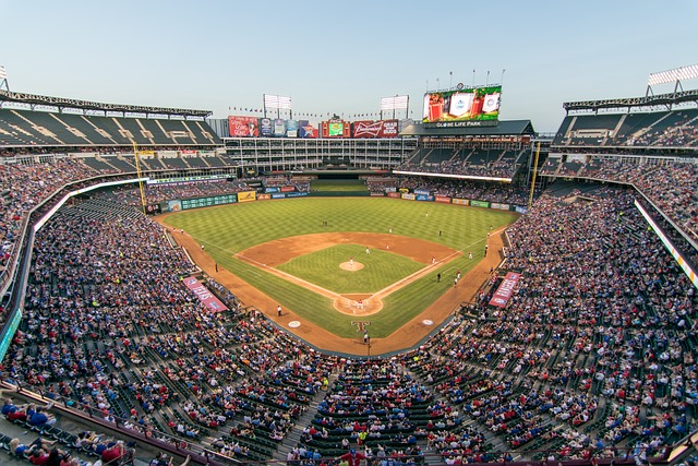 rangers, ballpark, baseball