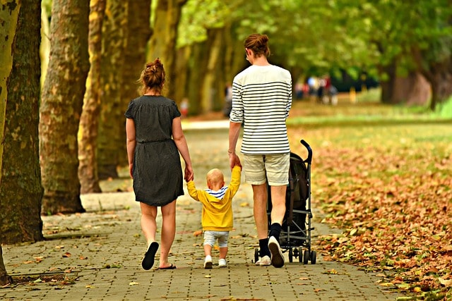 family, love, outdoors, woman, man, parents, parenthood, together, walking, park, father, mother, child, kid, care, leisure, relationship, family, family, family, family, family