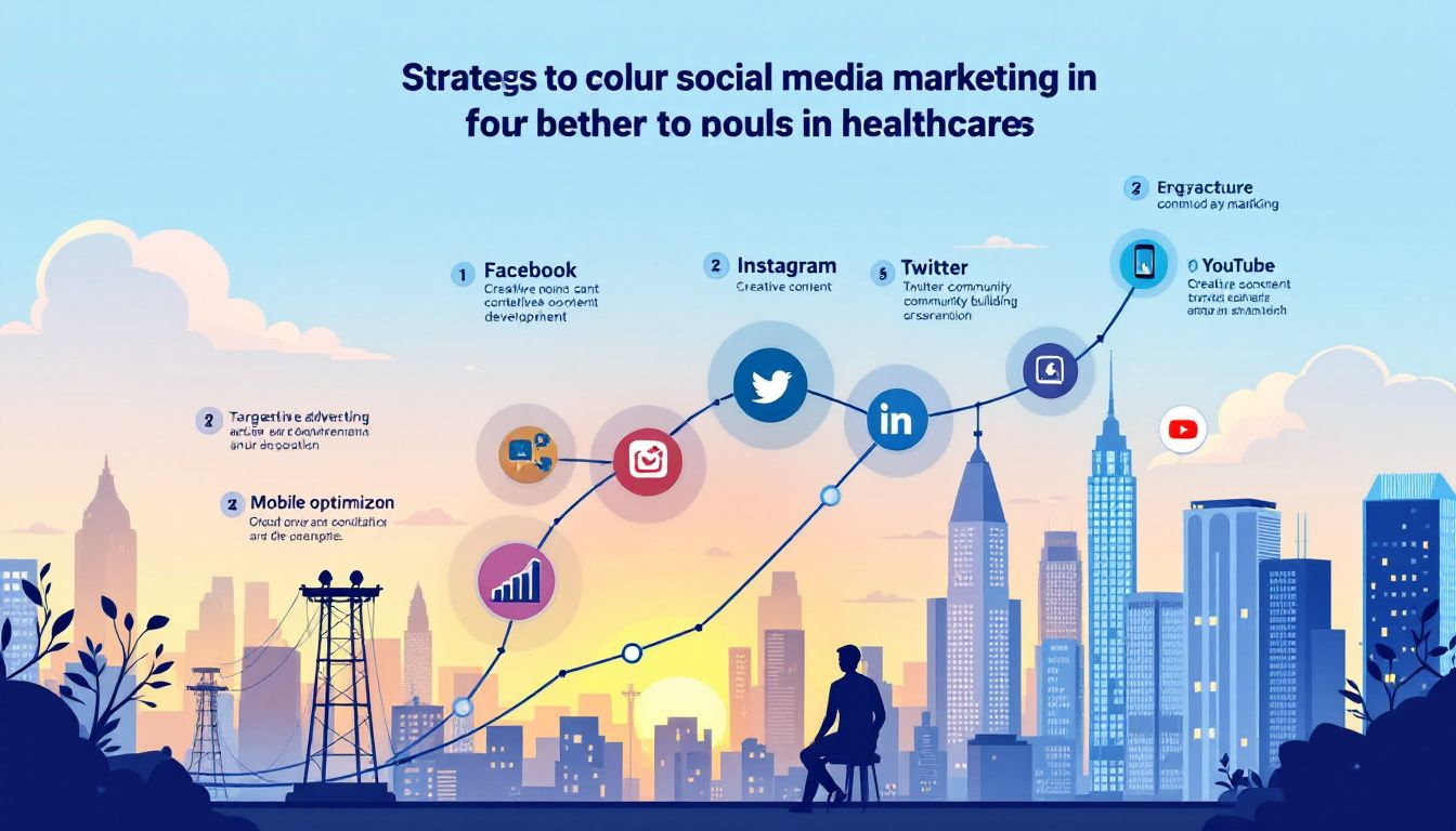 Ejemplo de estrategias de marketing en redes sociales para clínicas.