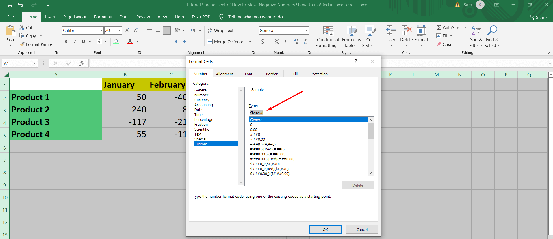 How To Make Negative Numbers Red In Excel Chart