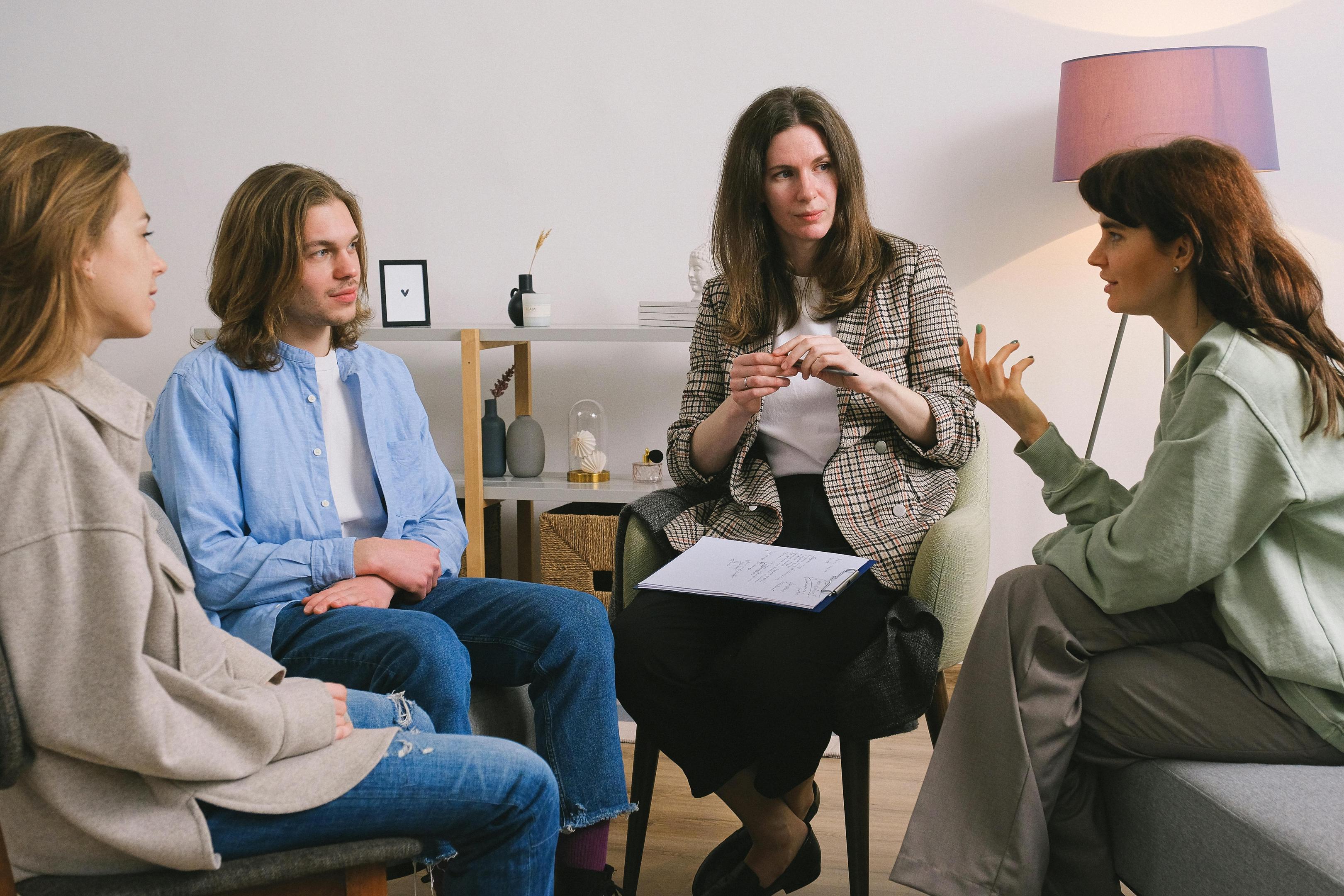 Group therapy helps address the underlying cause of addiction