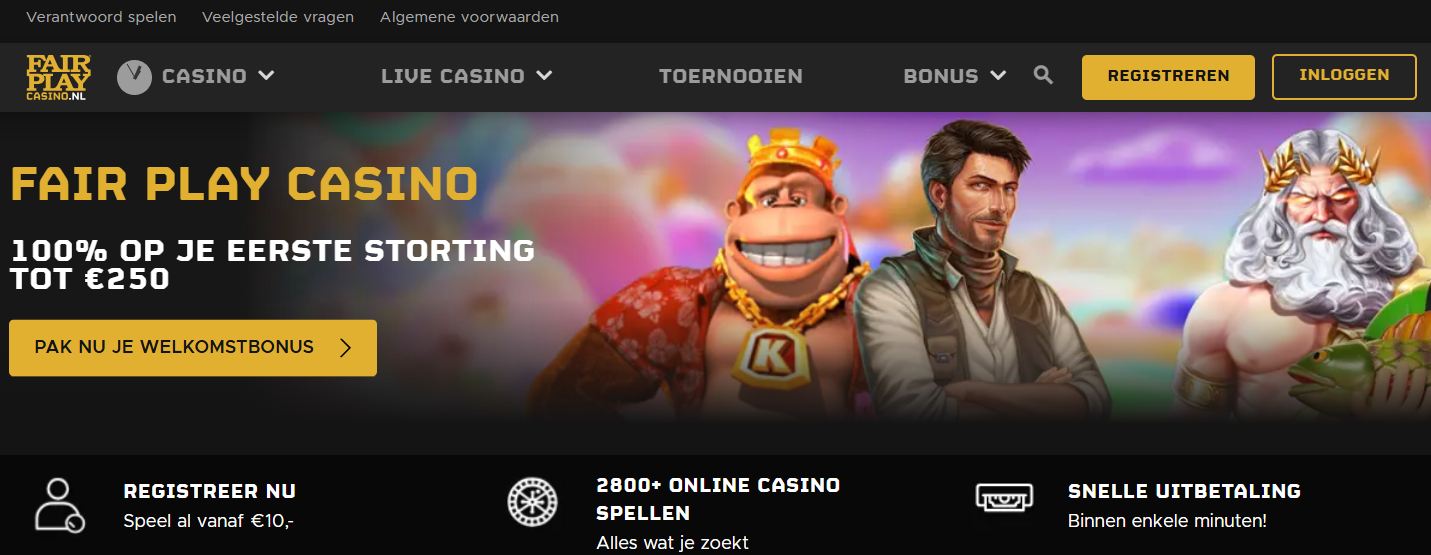 No limit casino homepagina - Fair Play Casino