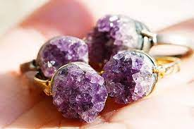 Huge Raw Amethyst Crystal Ring/Handmade Quartz 14 K Gold Ring/High Fashion  Novelty Ring $28.50 | Feng shui crystals, Feng shui, Crystals