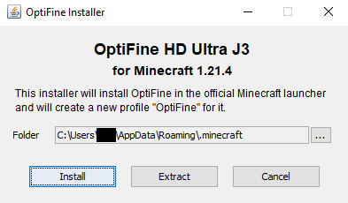 Optifine Install