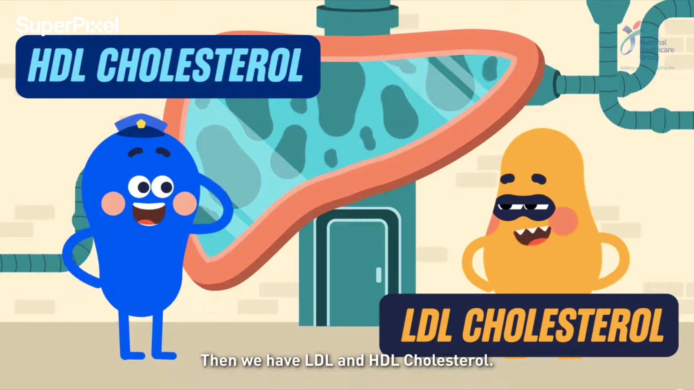 National Healthcare Group Dyslipidaemia Animation by SuperPixel