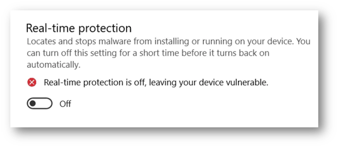 disable protection