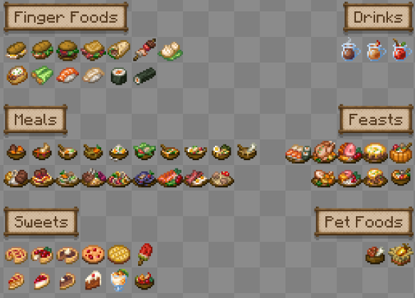 Farmer's Delight mod Food variety in minecraft