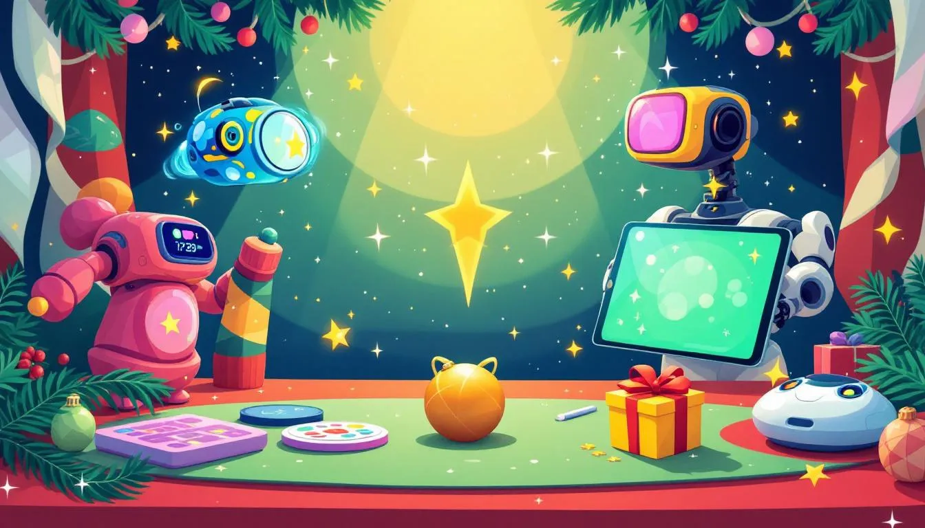 A collection of top tech gadgets for Christmas 2025, showcasing innovative designs.