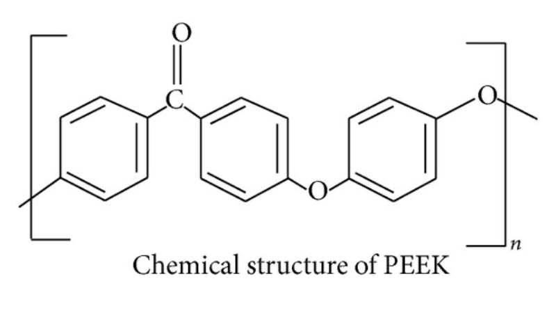 chemical structure of PEEK