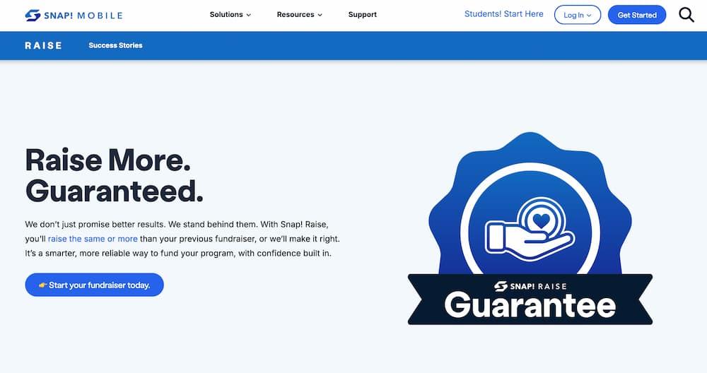 snap!raise fundraising campaigns