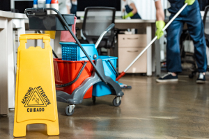 Wet and slippery floors