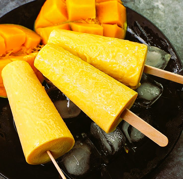 Order online Mango Kulfi and Pistachio Kulfi from Himalaya Granville for your Indian Dinner Party at home.
