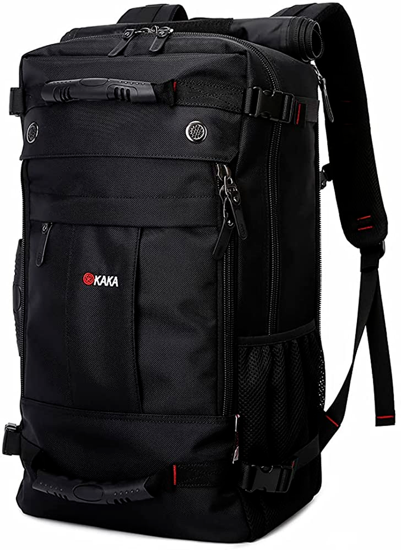 KAKA Backpack Fashion Unisex Travel Backpack Convertible Carry-On