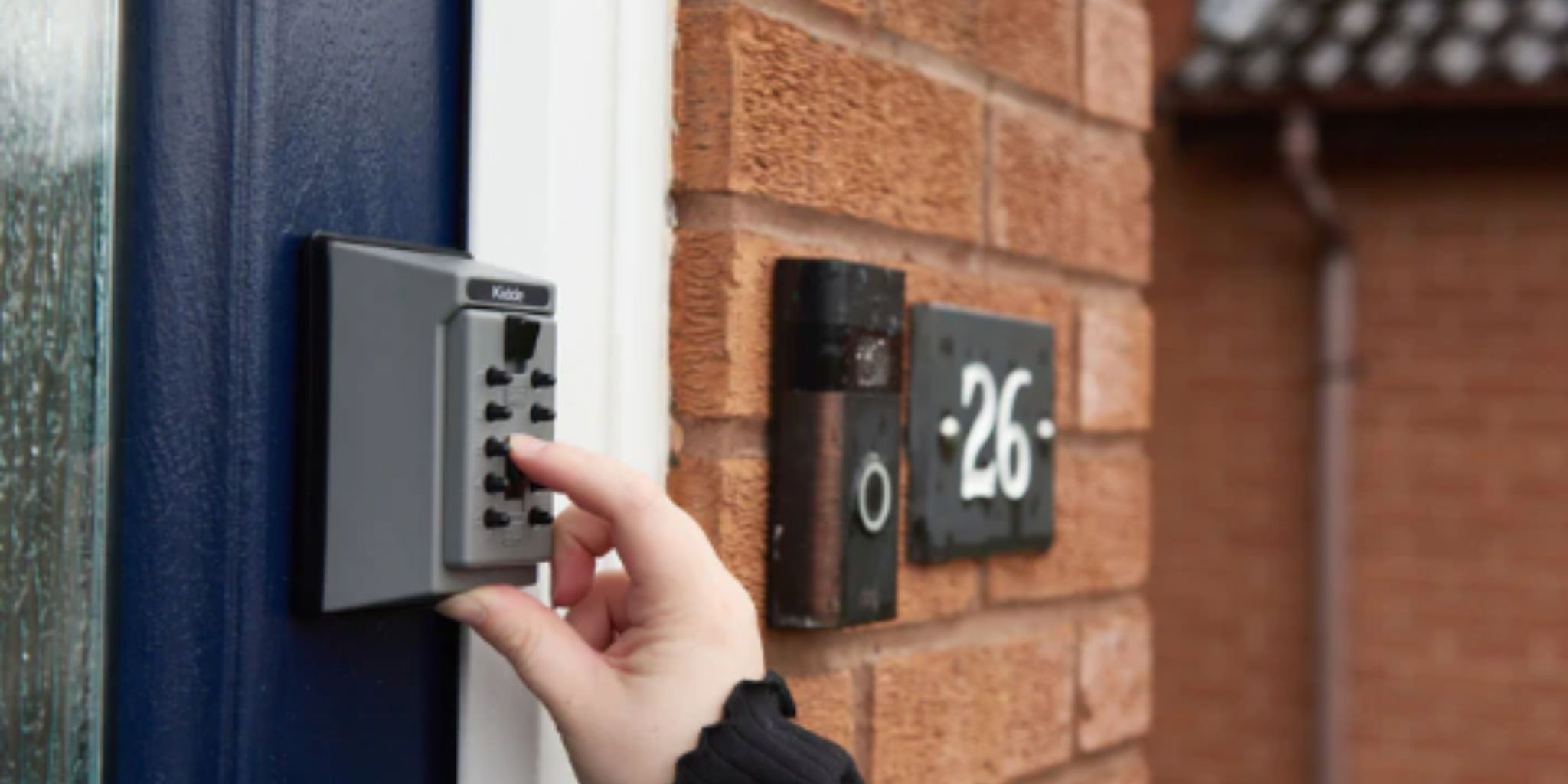 A secure key lock box properly installed and placed, ensuring are key lock boxes safe for your valuable keys.