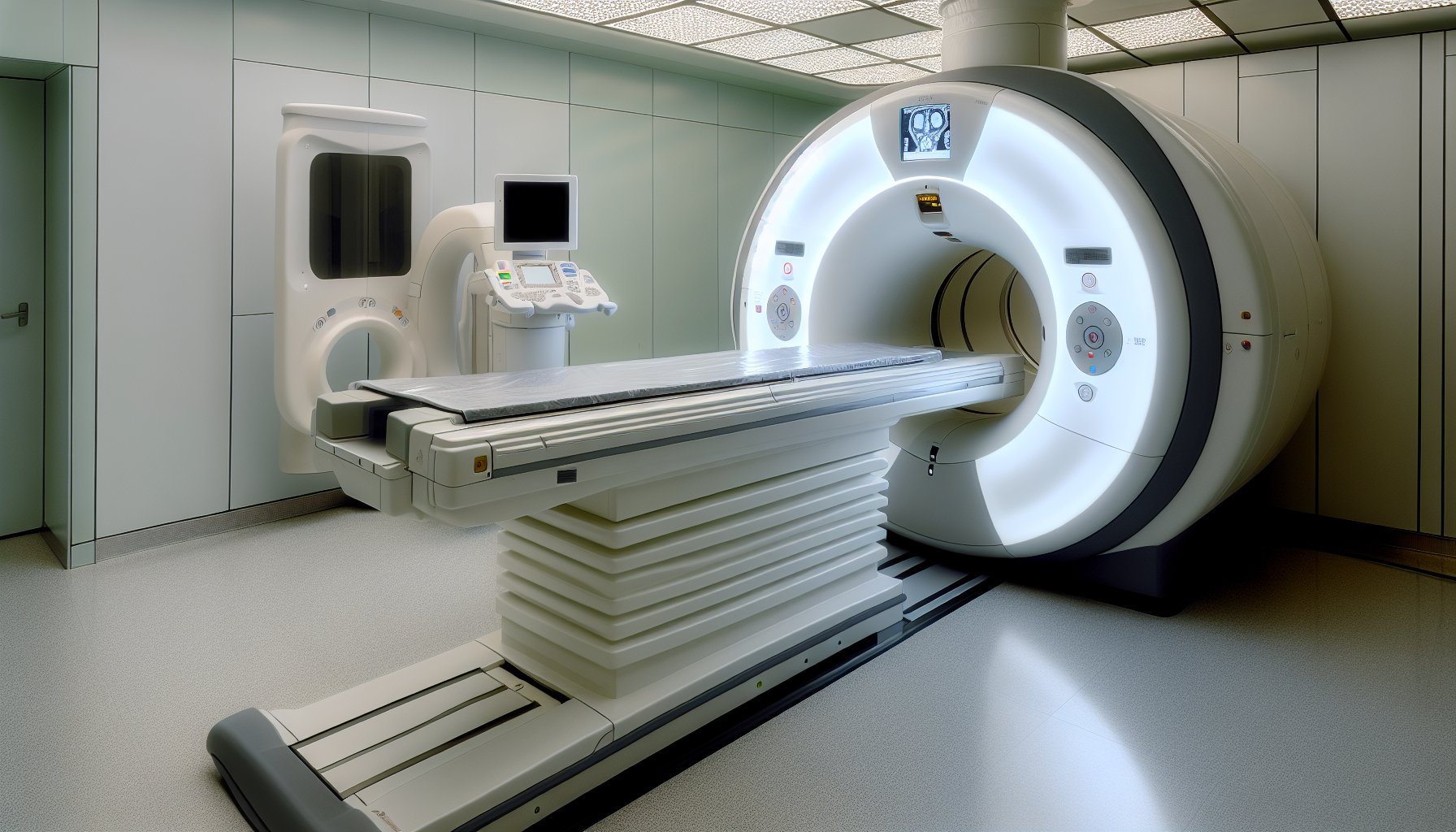 Photo of a diagnostic imaging machine