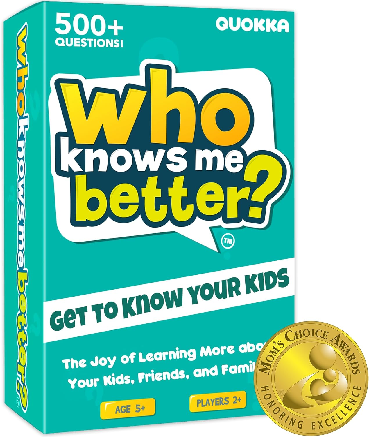 Who Knows Me Better? card game